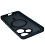 Матовый чехол - накладка Magsafe TPU+PC для Xiaomi Poco F6 / Redmi Turbo 3 черный