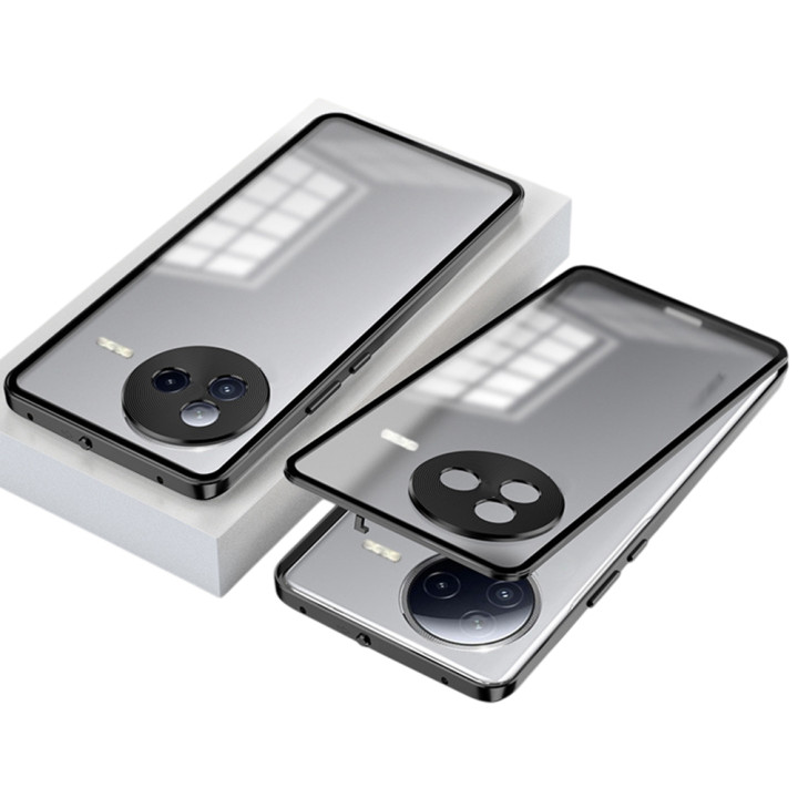 Противоударный чехол накладка Metal Glass для Xiaomi Poco F7 Pro / Redmi K80