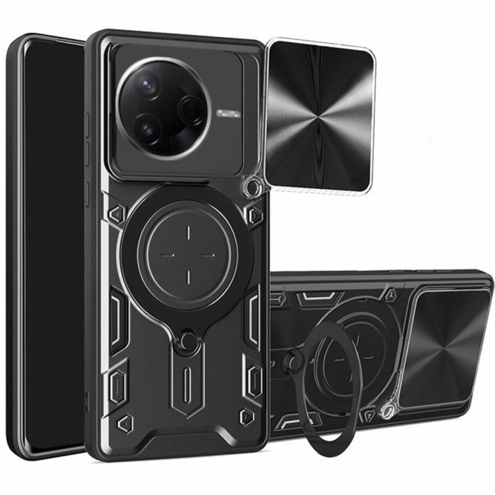 Чехол накладка Omeve Magnetic Ring для Xiaomi Poco F7 Pro / Redmi K80