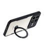 Противоударный чехол XUNDD Texture with Ring для Xiaomi Poco F8 Pro 5G / Redmi K90 5G с магнитным кольцом – подставкой, Black