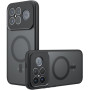 Матовый чехол Magsafe TPU+PC для Xiaomi Poco F8 Ultra / Redmi K90 Pro Max, Black