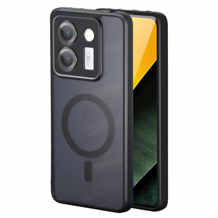 Матовый чехол - накладка Magsafe TPU+PC для Xiaomi Poco M7 Pro 5G