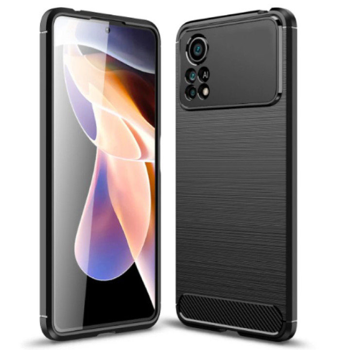 Чехол-накладка Polished Carbon для Xiaomi Poco X4 Pro 5G