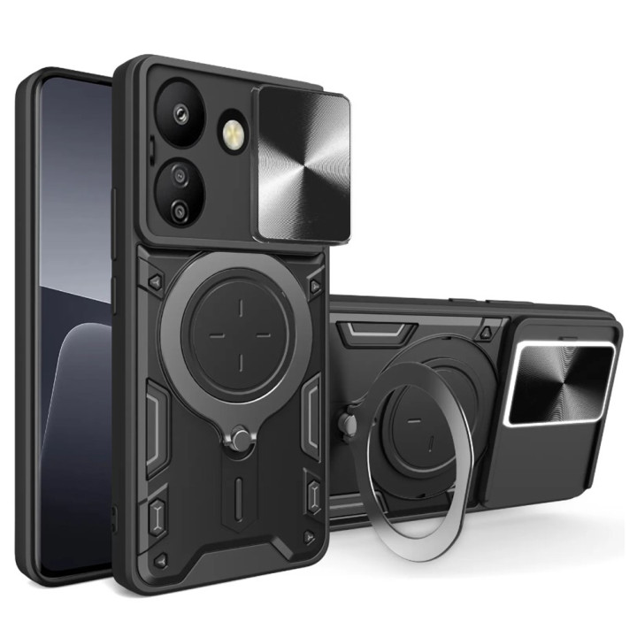 Чехол накладка Omeve Magnetic Ring для Xiaomi Poco C65 / Redmi 13C