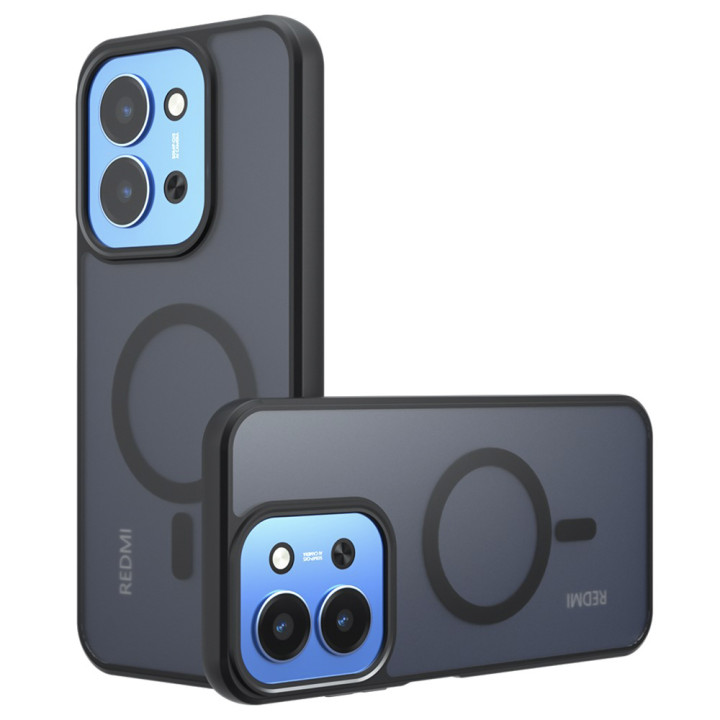Матовый чехол - накладка Magsafe TPU+PC для Xiaomi Redmi 15C 5G