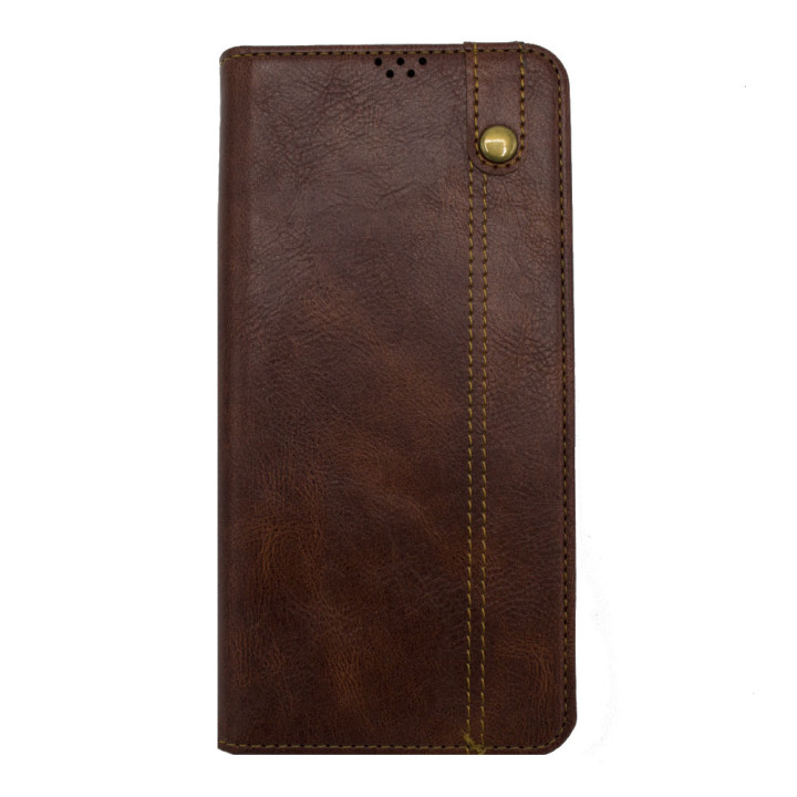 Кожаный чехол книжка Epik Rivet New для Xiaomi Redmi 9C