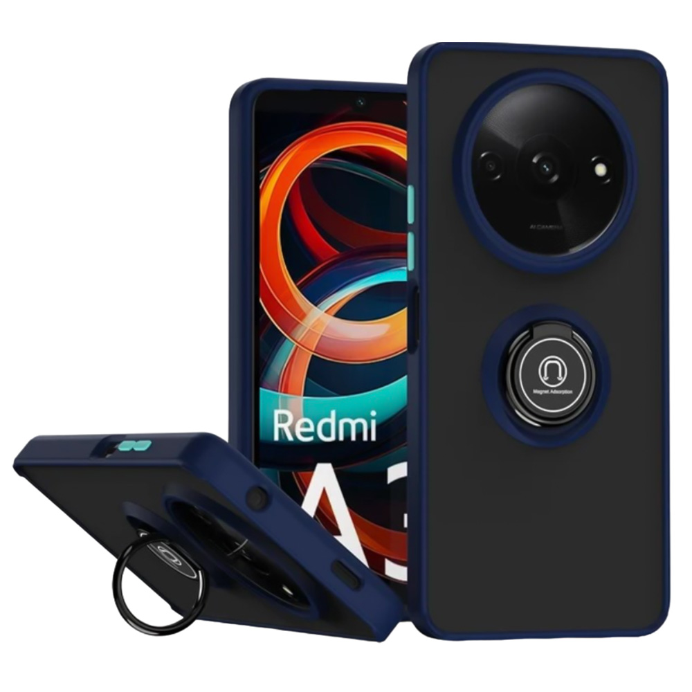 Чехол - накладка TPU Color Matte Ring для Xiaomi Redmi A3 / A3x​ синий