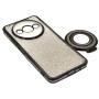 Силиконовый чехол накладка Glitter Case Kathy Tech для Xiaomi Redmi A3 / A3x с металлическим кольцом держателем в комплекте