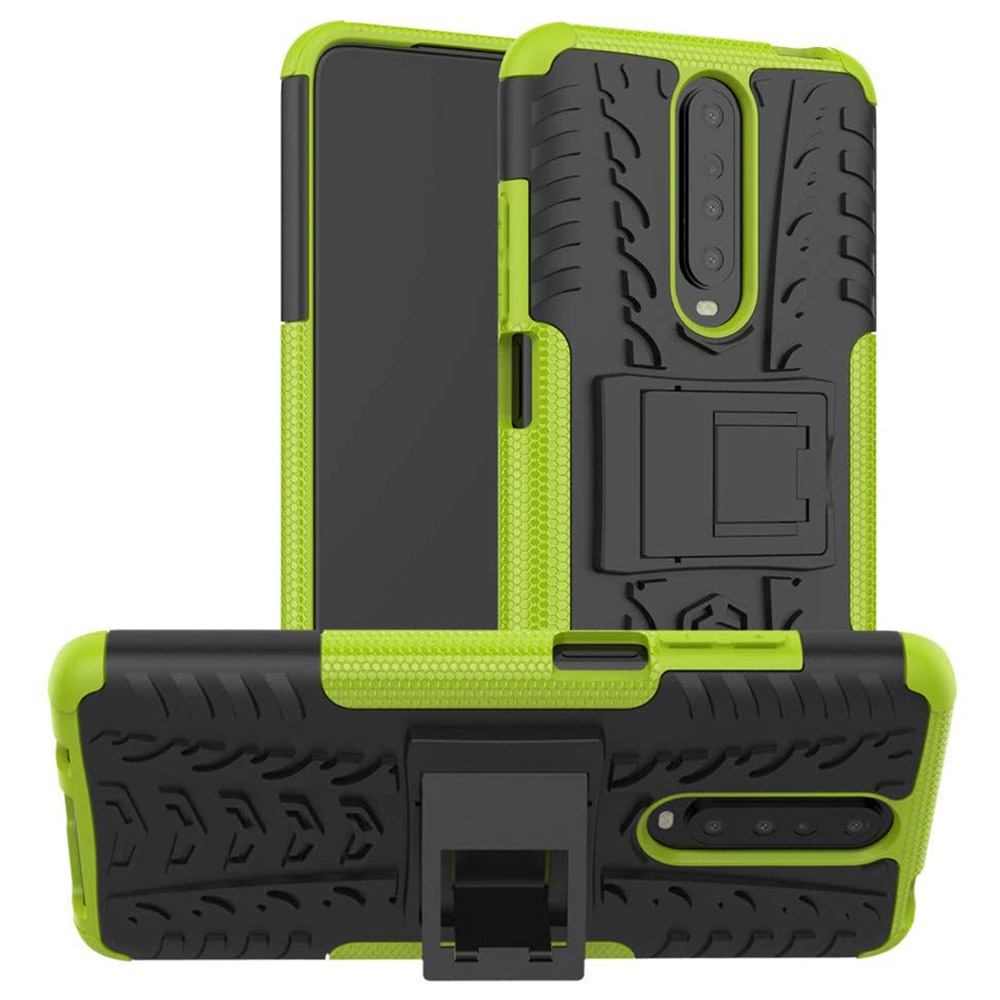 Бронированный чехол Armored Case для Xiaomi Redmi K30 зеленый