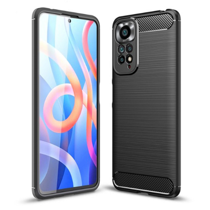 Чехол-накладка Carbon для Xiaomi Redmi Note 11 5G / Note 11s 4G