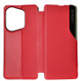 Чехол-книжка Tayler для Xiaomi Redmi Note 13 Pro 4G / Poco M6 Pro 4G красный