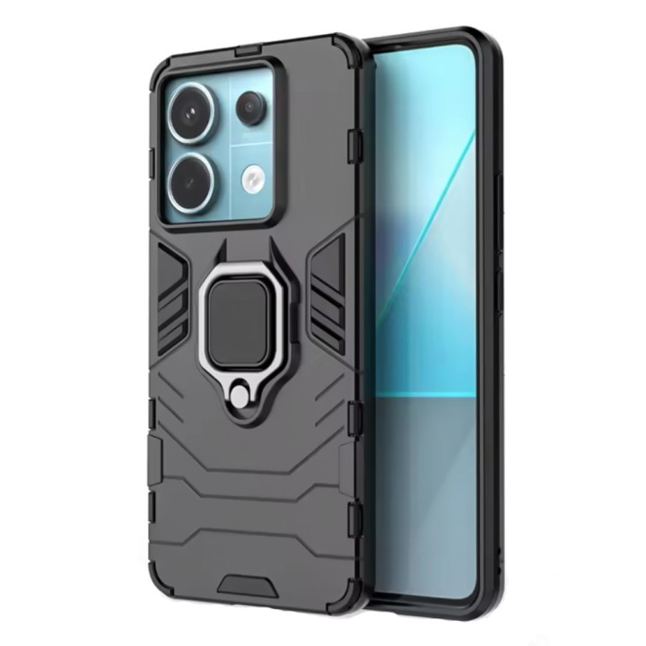 Чехол накладка Ricco Black Panther Armor для Xiaomi Redmi Note 13 4G