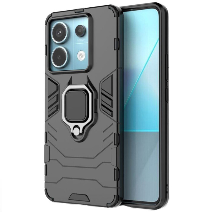 Чехол накладка Ricco Black Panther Armor для Xiaomi Redmi Note 13 Pro 5G / Poco X6