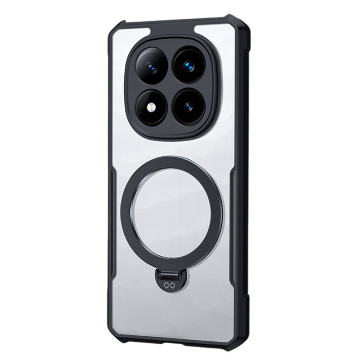Противоударный чехол XUNDD Ring для Xiaomi Redmi Note 14 Pro+ 5G, Black