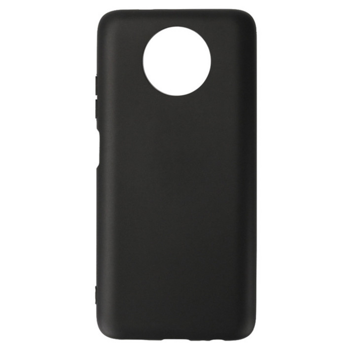 Матовый чехол накладка Silicone Matted для Xiaomi Redmi Note 9T / Note 9 5G, Black