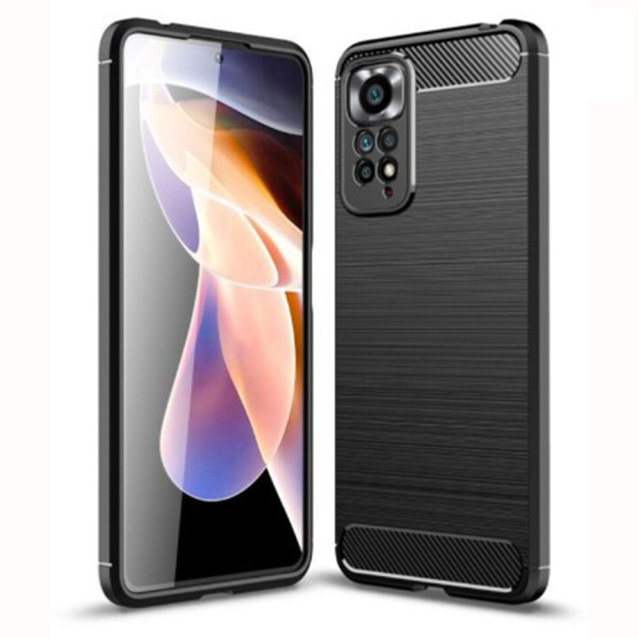 Чехол-накладка Carbon для Xiaomi Redmi Note 11 Pro / Note 11 Pro 5G