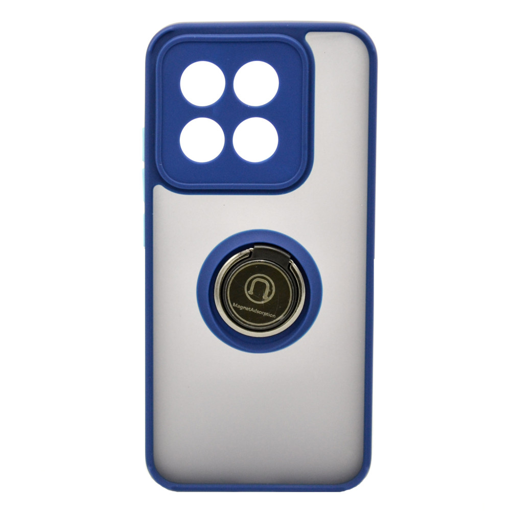 Чехол-накладка TPU Color Matte Ring для Xiaomi 14​ синий