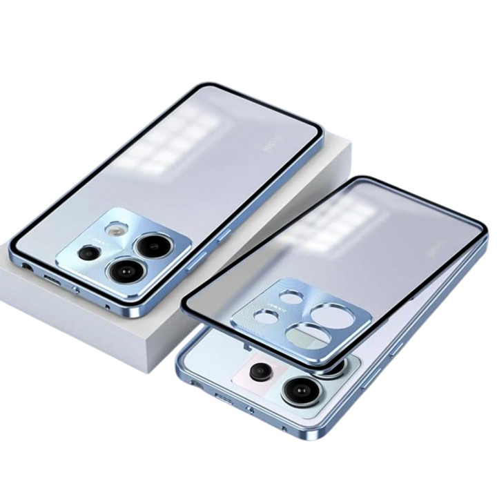 Противоударный чехол накладка Metal Glass для Xiaomi 14