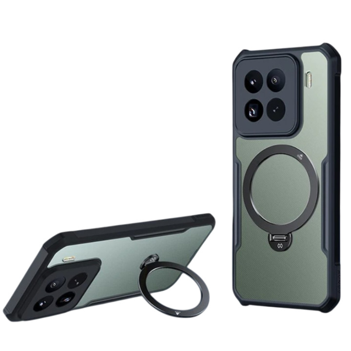 Противоударный чехол XUNDD Ring для Xiaomi 15, Black