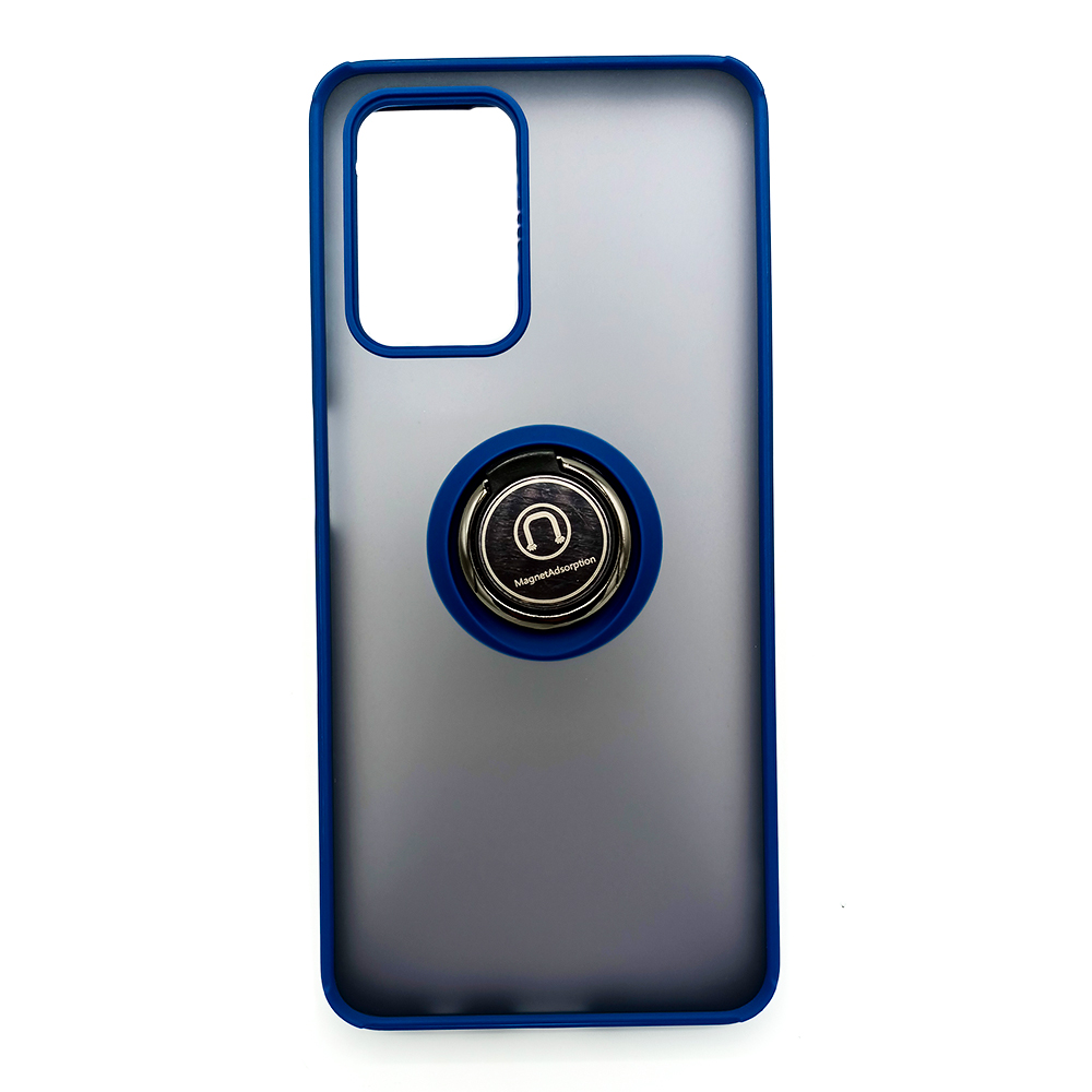 Чехол-накладка TPU Color Matte Ring для ZTE Blade V40 Vita / Blade A72 синий