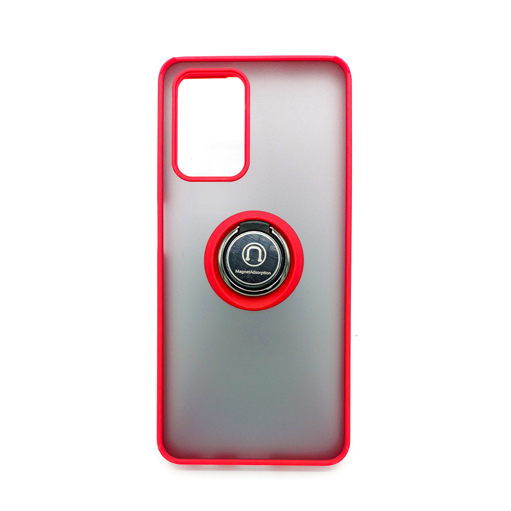 Чехол-накладка TPU Color Matte Ring для ZTE Blade V40 Vita / Blade A72 красный