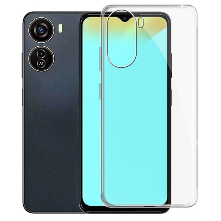 Прозрачный силиконовый чехол для ZTE Blade V50 Design 5G