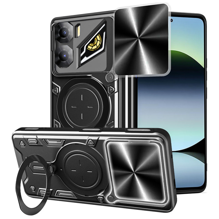 Чехол Omeve Magnetic Ring для ZTE nubia Neo 3​ с защитной шторкой на камеру