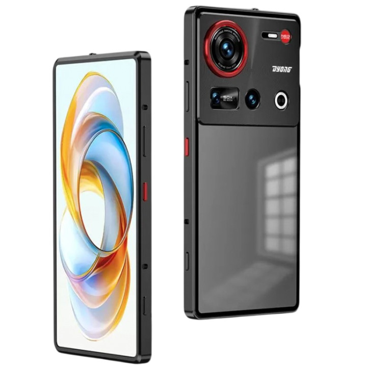 Противоударный чехол накладка Metal Glass для ZTE nubia Z70 Ultra / Z70S Ultra