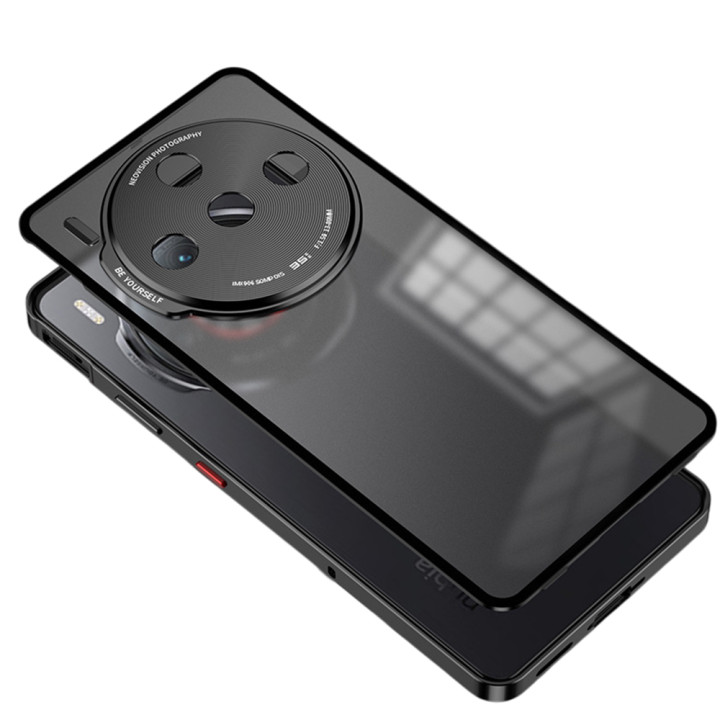 Противоударный чехол накладка Metal Glass для ZTE nubia Z60S Pro