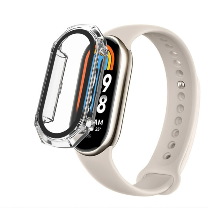Чехол с защитным стеклом PC для Xiaomi Smart Band 10