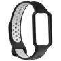 Ремешок Sport Strap для Amazfit Band 7 20mm черный с белым