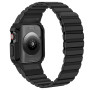 Ремешок Silicone Magnetic для Apple Watch Series 10 42mm с защитным чехлом