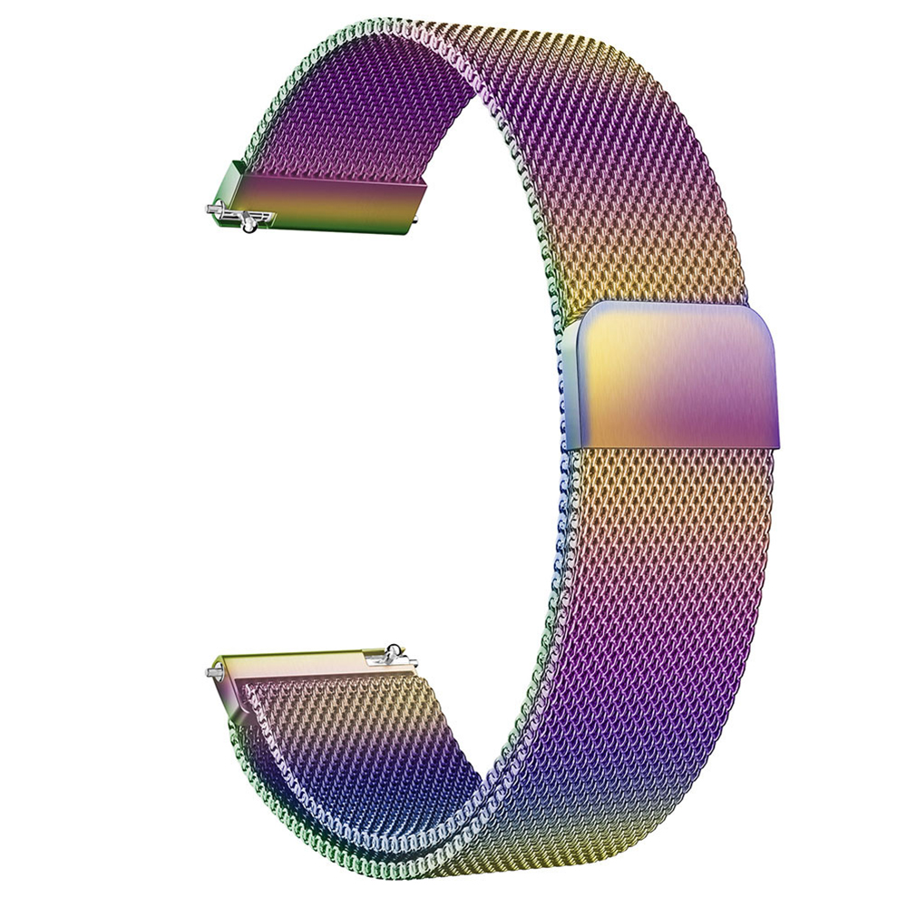 Ремешок Milanese Magnetic для смартчасов Garmin Vivoactive 6 / 5 с магнитной застежкой, 20мм разноцветный