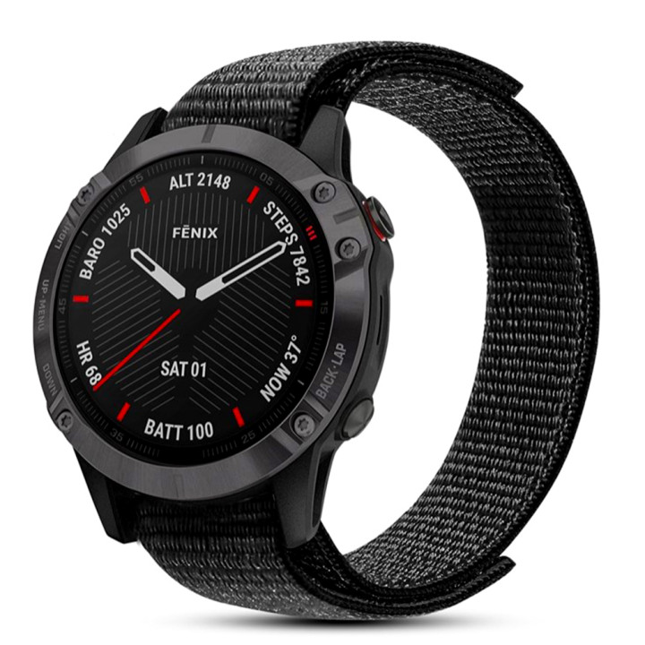 Ремешок Epik Nylon для смарт-часов Garmin Fenix 8 51mm / Tactix 8 51mm / Enduro 3 / Instinct 3 50mm, 26mm