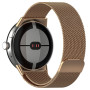 Металлический ремешок Milanese Magnetic для смарт-часов Google Pixel Watch 3, 41mm​​ светло-коричневой