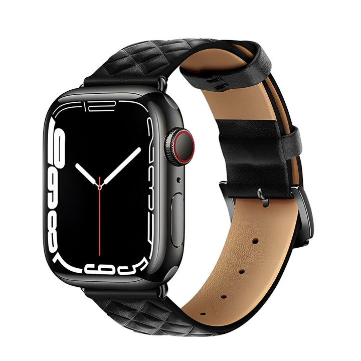 Элегантный кожаный ремешок Hoco WA18 с классической защелкой для Apple Watch 38  /40 / 41mm