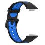 Ремешок Sport Silicone для Huawei Watch Fit 2 черный с белым