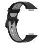 Ремешок Sport Silicone для Huawei Watch Fit 2 черный с белым