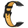 Ремешок Sport Silicone для Huawei Watch Fit 2 черный с белым