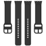 Ремешок Silicone для смарт-часов Samsung Galaxy Fit 3 черный