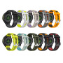 Ремешок Silicone Dual Color для смартчасов Garmin Forerunner 970, 22mm чёрно-красный