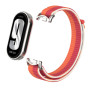 Ремешок Epik Nylon для смарт-часов Xiaomi Smart Band 10​​ оранжево-малиновый