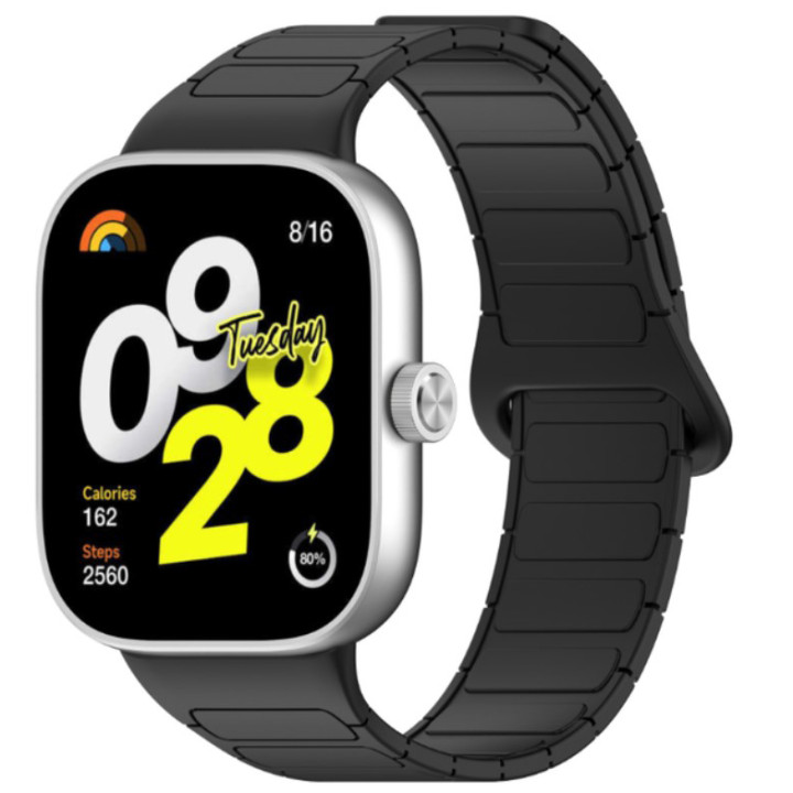 Ремешок Silicone Magnetic для смарт-часов Xiaomi Smart Band 8 Pro