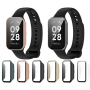 Чехол с защитным стеклом Protective Cover with Glass для Xiaomi Mi Smart Band 8 Active прозрачный