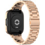 Металлический ремешок з чехлом Metal Classic для Xiaomi Redmi Watch 3 Active розово-золотой
