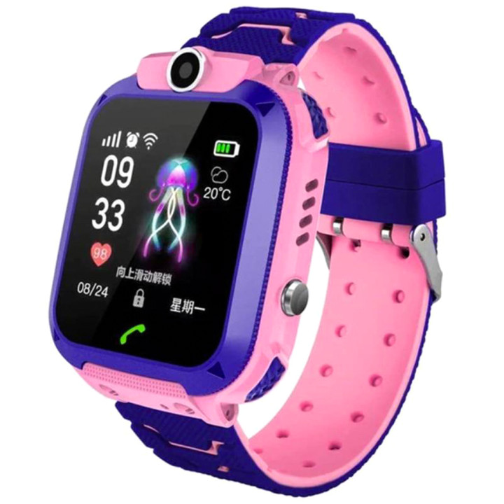 Детские умные часы Smart Watch XO H100 с GPS трекером, Pink
