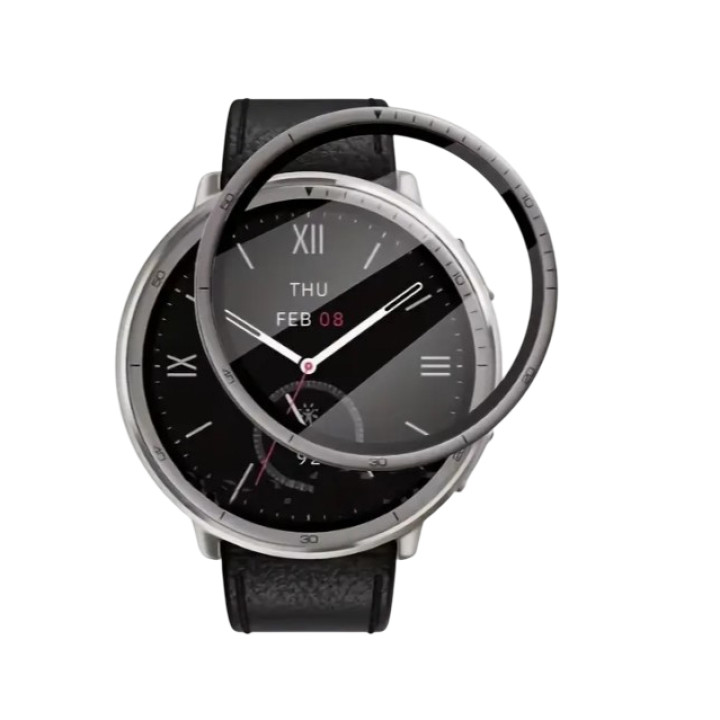 Протиударне захисне скло SoftGlass Full Cover PMMA для Amazfit Active 2, Black