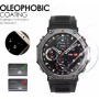 Защитное стекло HD Clear для смартчасов Amazfit T-Rex 3 / T-Rex 3 Pro с рамкой для поклейки