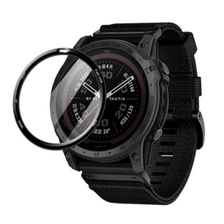 Противоударное защитное стекло SoftGlass Full Cover PMMA для Garmin Descent G2, Black