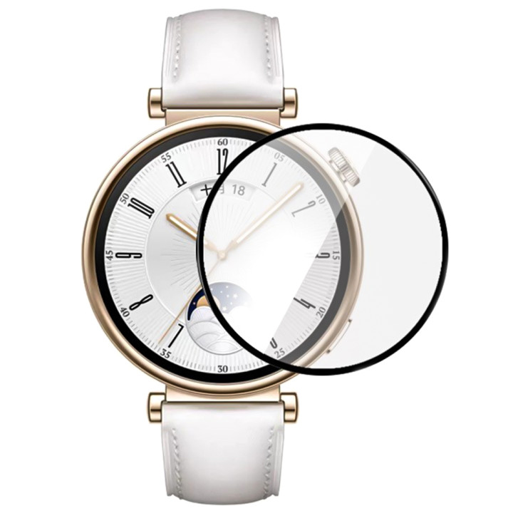 Защитное стекло Tempered Glass Full Cover для смарт-часов Huawei Watch GT 4 46mm, Black
